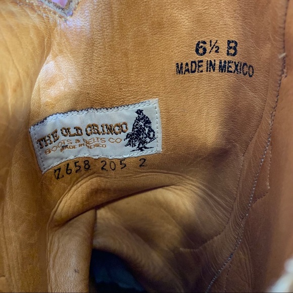 OLD GRINGO brown leather silver stud detail 6.5 - Picture 10 of 16